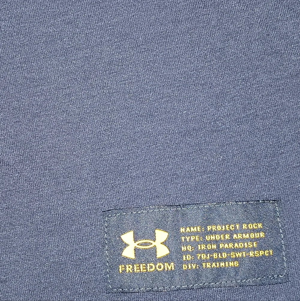 Men's Under Armour Project Rock Vet Day Respect Graphic Tee S
